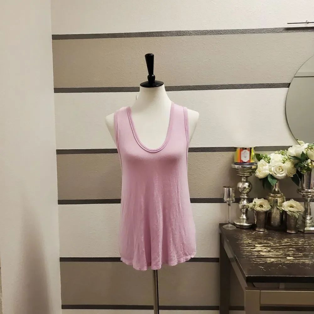 We the Free Lavender Scoop Neck Tank Sz M